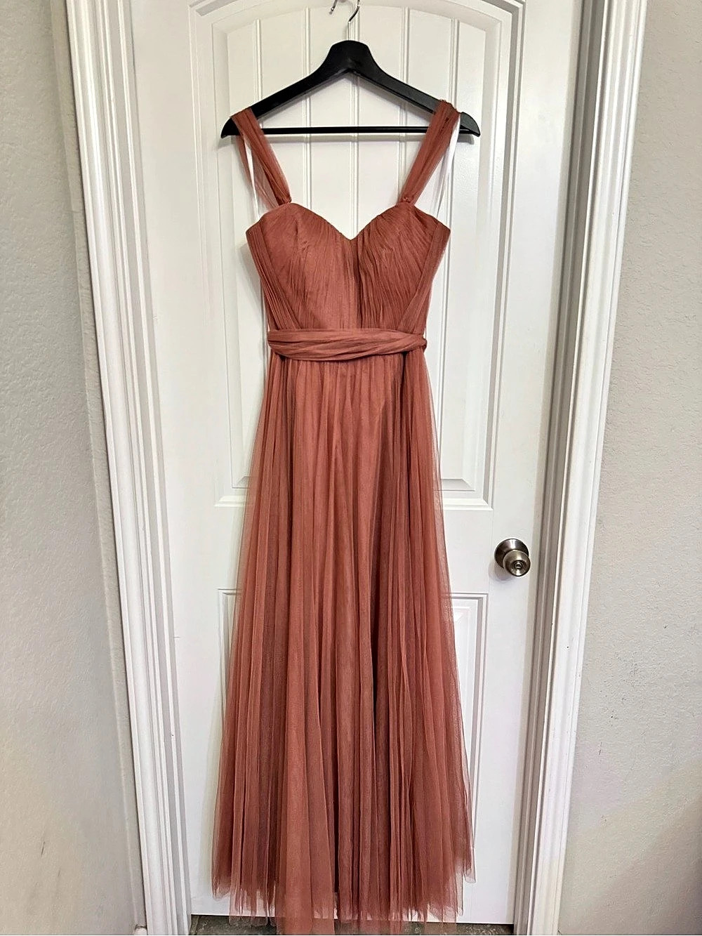 Revelry Pink Tulle Maxi Dress Size 0